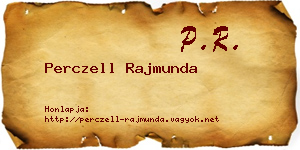Perczell Rajmunda névjegykártya